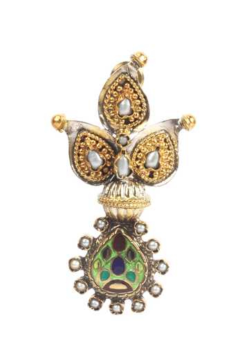 Buy_Sangeeta Boochra_Silver Plated Cut Work Carved Dangler Earrings _Online_at_Aza_Fashions