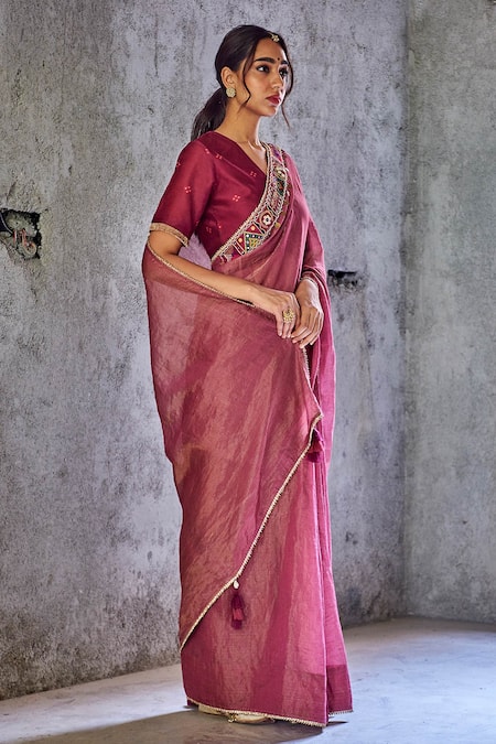 Shivani Bhargava Handwoven Chanderi Saree 