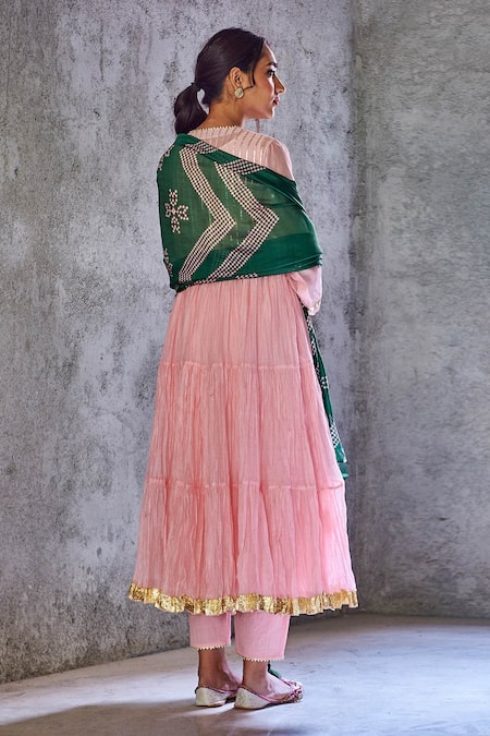 Shivani Bhargava Chanderi Anarkali 