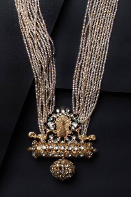 Buy Sangeeta Boochra Gold Plated Handcrafted Pendant Necklace Online at Aza Fashions Buy_Sangeeta Boochra_Gold Plated Handcrafted Pendant Necklace _Online_at_Aza_Fashions