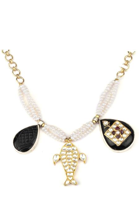 Sangeeta Boochra X Payal Singhal Gold Plated Stones Rooh Handcrafted Bracelet Online at Aza Fashions Sangeeta Boochra X Payal Singhal_Gold Plated Stones Rooh Handcrafted Bracelet _Online_at_Aza_Fashions