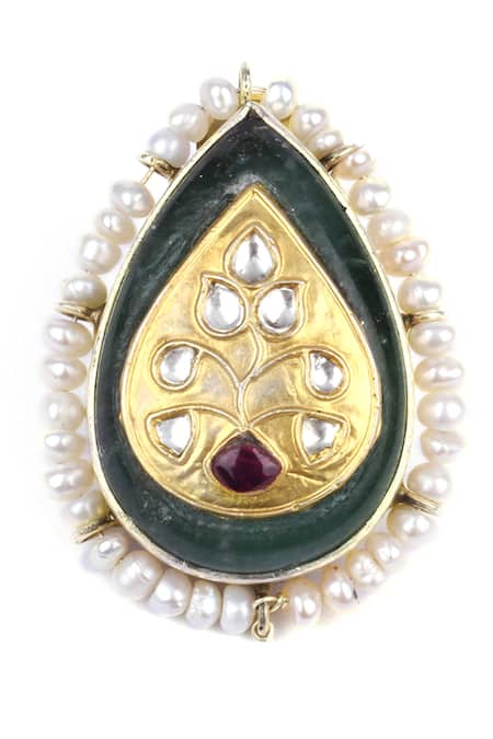 Sangeeta Boochra X Payal Singhal Silver Plated Stones Mehreen Handcrafted Earrings at Aza Fashions Sangeeta Boochra X Payal Singhal_Silver Plated Stones Mehreen Handcrafted Earrings _at_Aza_Fashions