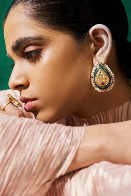 Sangeeta Boochra X Payal Singhal Mehreen Handcrafted Earrings 
