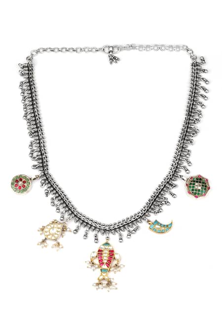 Sangeeta Boochra X Payal Singhal Pariza Kundan Pendant Necklace 