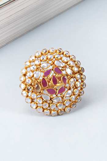 Buy Sangeeta Boochra Silver Plated Stones Embellished Ring at Aza Fashions Buy_Sangeeta Boochra_Silver Plated Stones Embellished Ring _at_Aza_Fashions