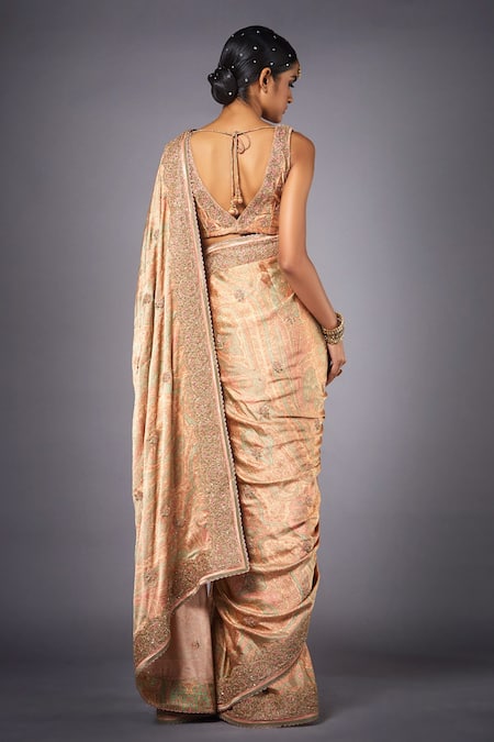 RI.Ritu Kumar Silk Printed Saree 
