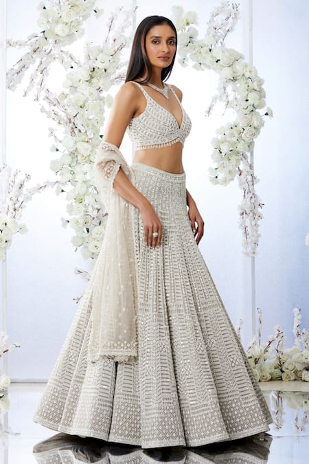 white and gold bridal lehenga - KALKI Fashion Blog