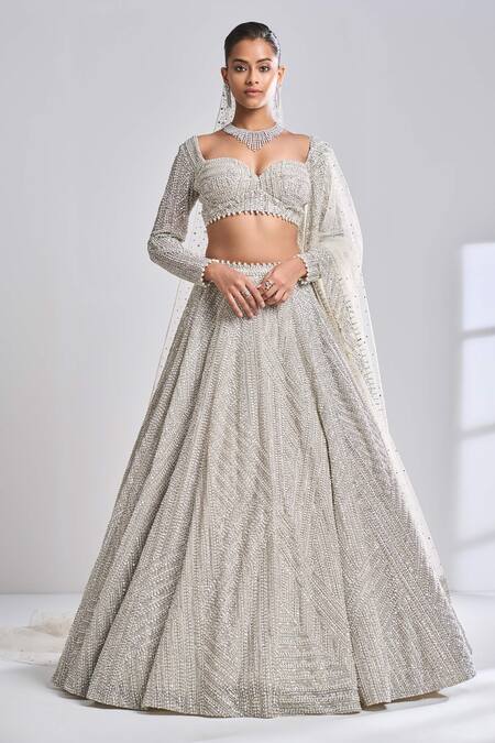 Silver Saree Blouse - Buy Silver Saree Blouse online in India
