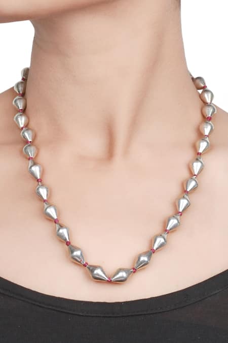 Buy Pink Necklaces & Pendants for Women by Swabhimann Jewellery Online |  Ajio.com