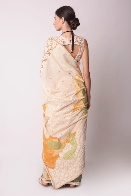 Shwetanga Organic Cotton Saree With Blouse 