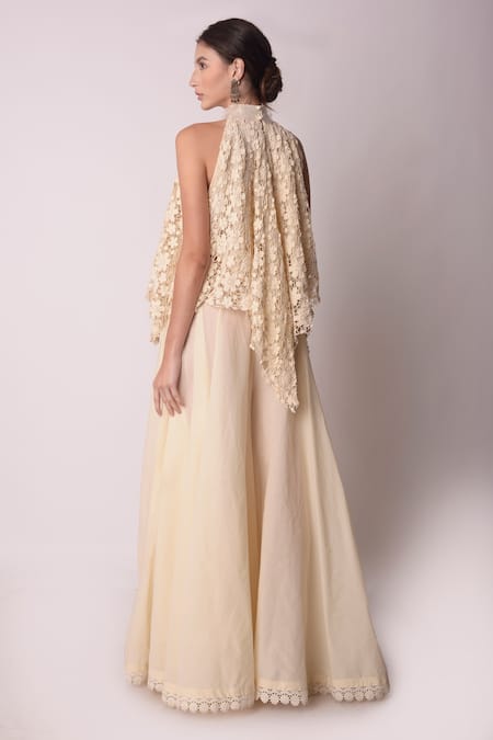 Shwetanga Organic Cotton Top & Sharara Set 