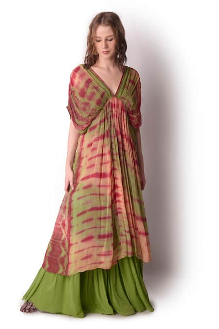 Shwetanga Tie Dye Tunic & Sharara Set 