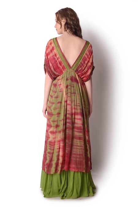 Shwetanga Tie Dye Tunic & Sharara Set 