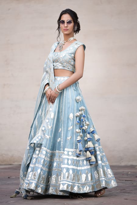 Simar Dugal Embroidered Lehenga Set 