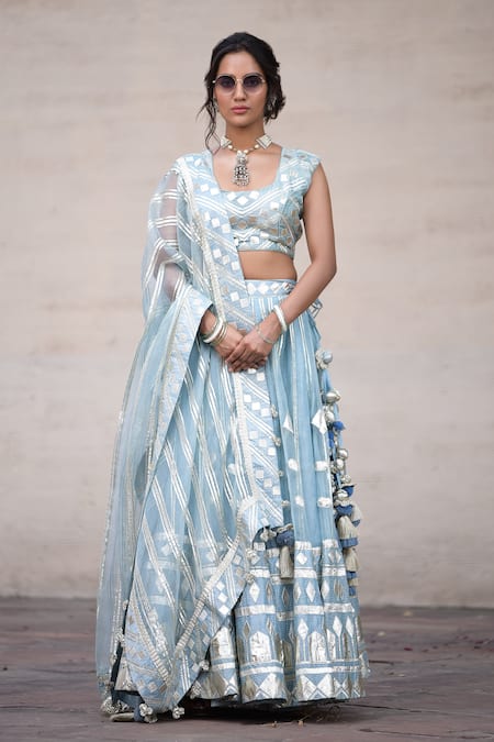 Simar Dugal Embroidered Lehenga Set 