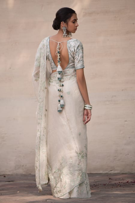 Simar Dugal Chanderi Saree with Blouse 