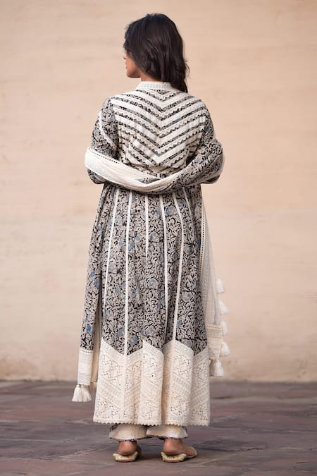 Simar Dugal Embroidered Angrakha Set 