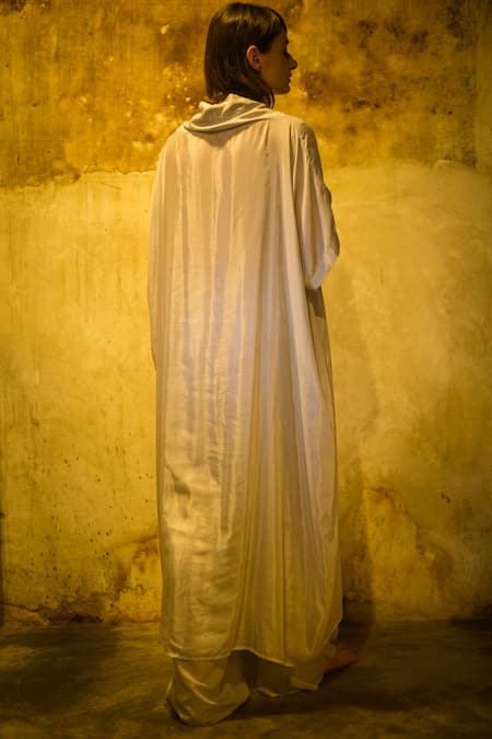 Stephany Cotton Silk Asymmetric Tunic 