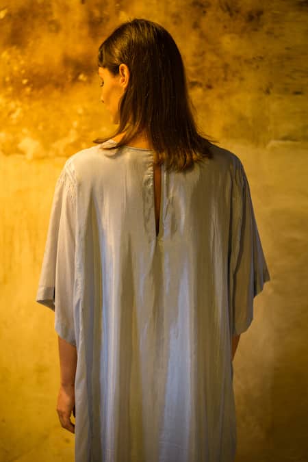 Stephany Cotton Silk Dress 