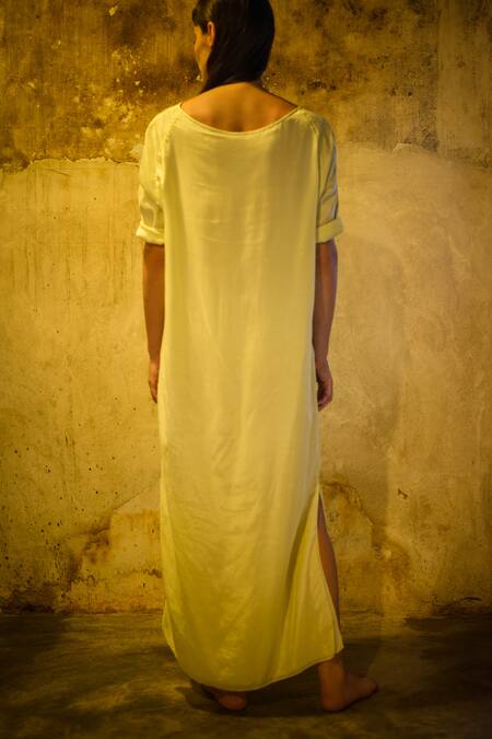 Stephany Cotton Silk Dress 