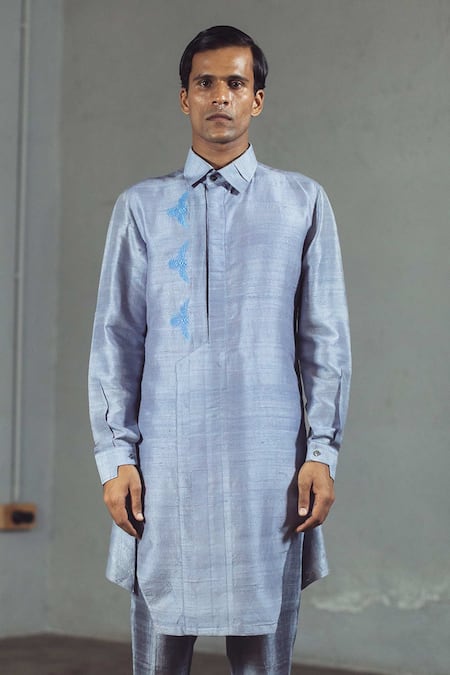 Mitesh Lodha Silk Kurta 