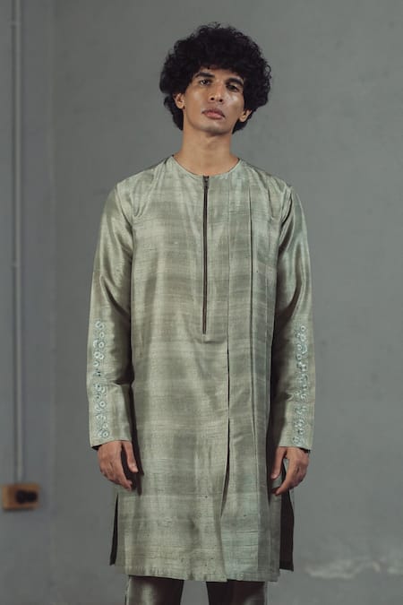 Mitesh Lodha Silk Kurta 