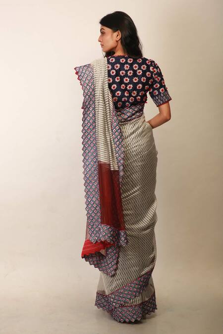 Soumodeep Dutta Handwoven Silk Saree 
