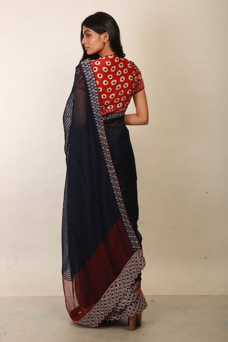 Soumodeep Dutta Handwoven Silk Saree 