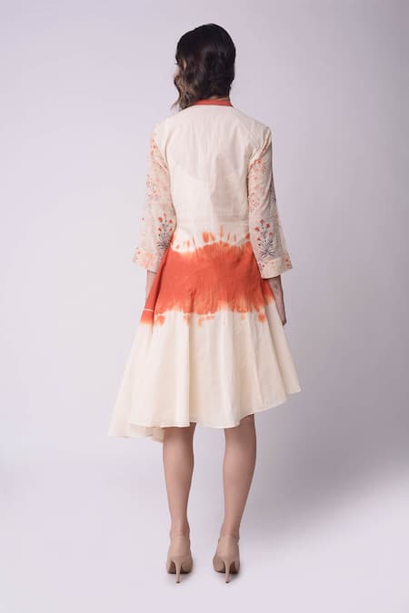 Shwetanga Organic Cotton Tie Dye Shirt Dress 