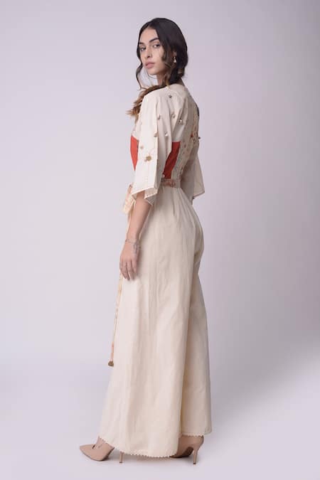 Shwetanga Organic Cotton Printed Jumpsuit 