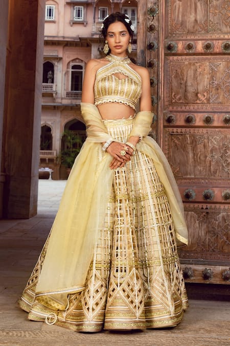 Supria Munjal Embroidered Bridal Lehenga Set 