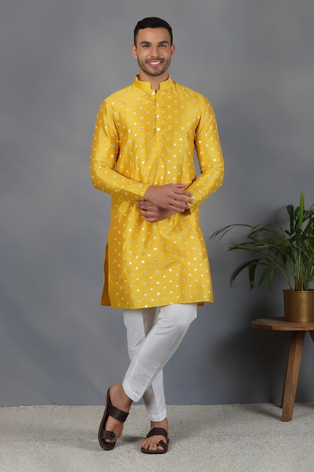 Eleven Brothers Mirror Embroidered Kurta Set 