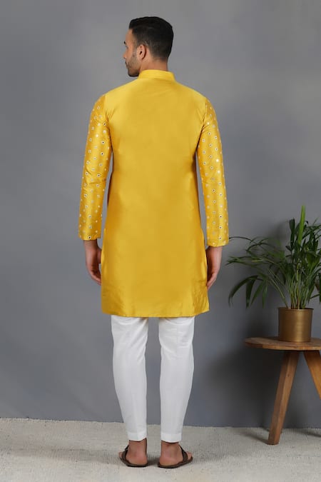 Eleven Brothers Mirror Embroidered Kurta Set 