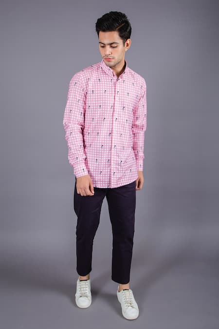 Eleven Brothers Cotton Checkered Shirt 