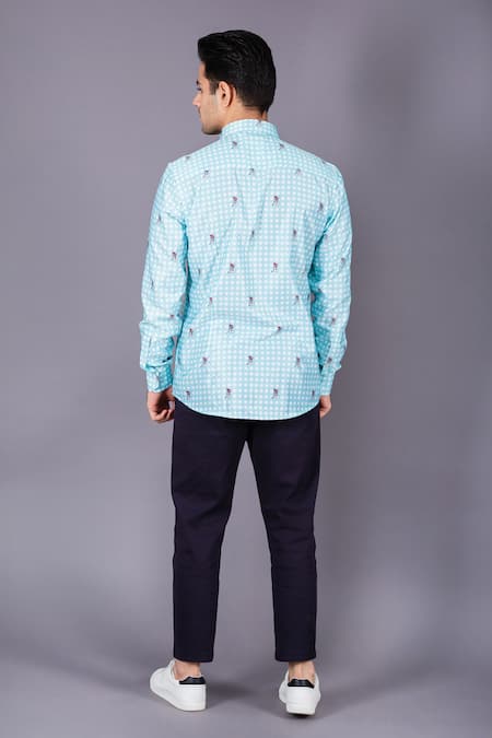 Eleven Brothers Cotton Checkered Shirt 