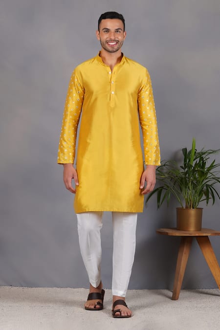 Eleven Brothers Sleeve Embroidered Kurta Set 