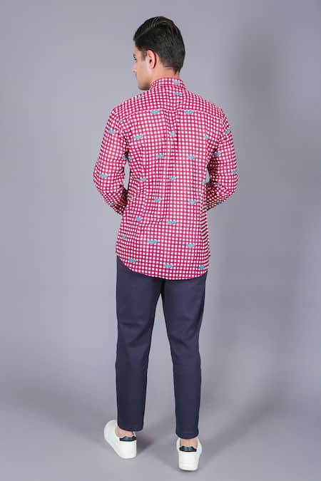 Eleven Brothers Cotton Checkered Shirt 