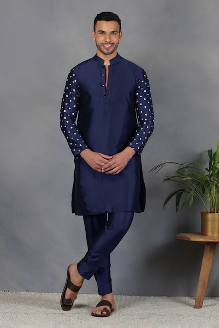 Eleven Brothers Sleeve Embroidered Kurta Set 