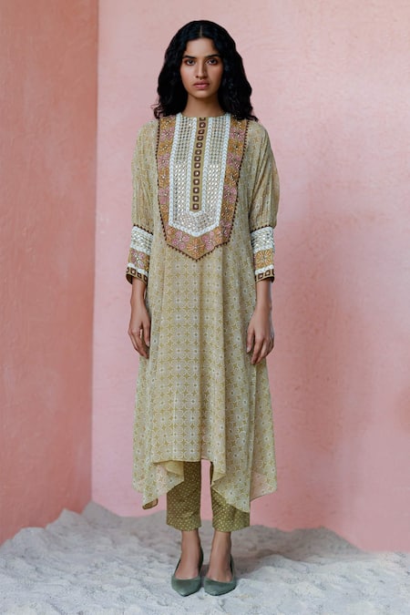 Surbhi Gupta Printed Kurta & Pant Set 