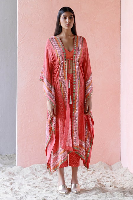 Surbhi Gupta Printed Jacket & Pant Set 