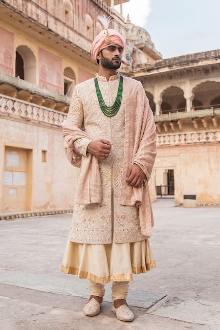 Soniya G Embroidered Sherwani Set 