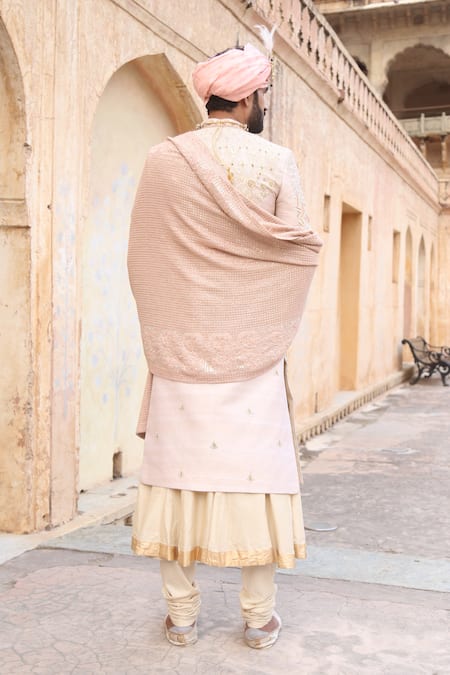 Soniya G Embroidered Sherwani Set For Kids