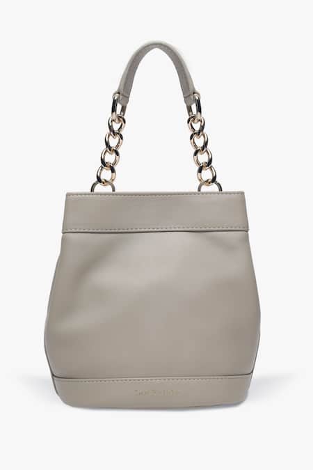 Tan & Loom Grey Rani Leather Batwa 