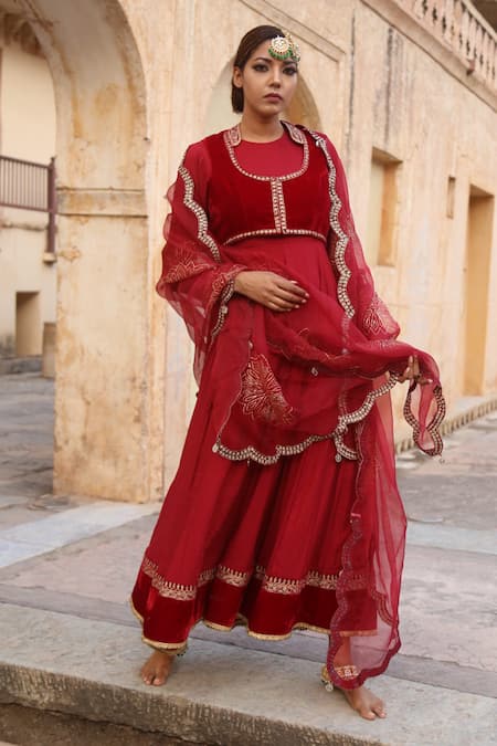 Soniya G Embroidered Anarkali Set 