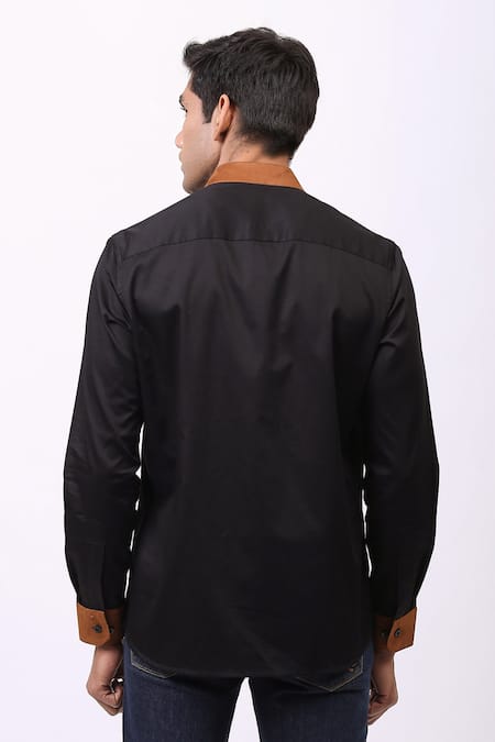 Cosa Nostraa Contrast Strap Shirt 