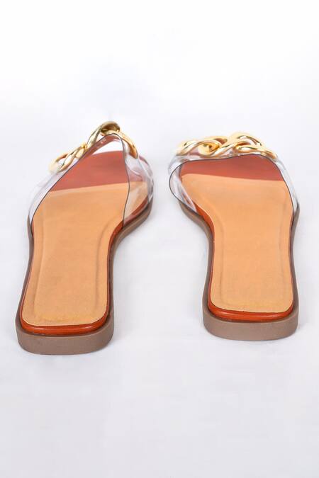 Buy Beige Plain Arawan Cross Strap Sandals by Nine By Janine Online at Aza  Fashions.