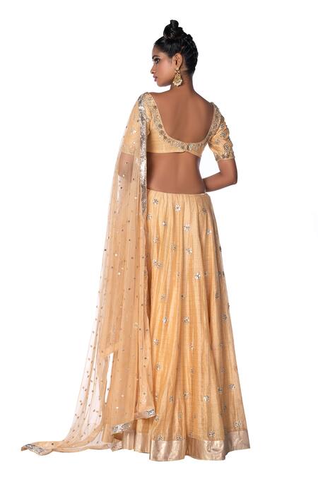 Debarun Chanderi Lehenga Set 