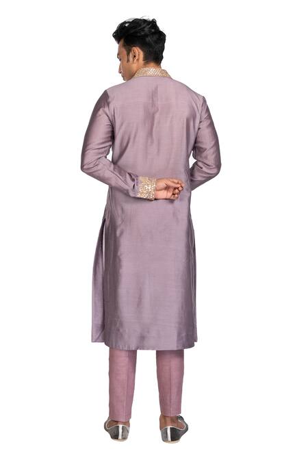 Debarun Chanderi Kurta Set 