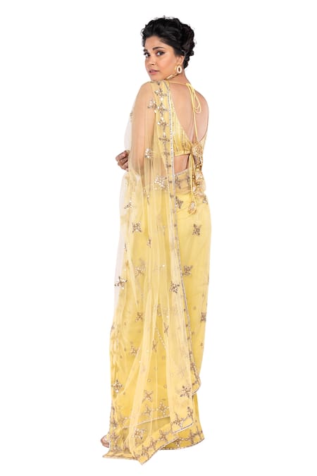 Debarun Crepe Saree With Blouse 