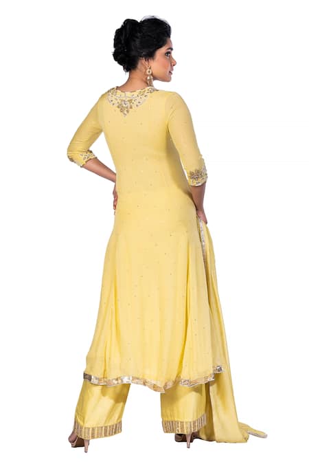 Debarun Chanderi Anarkali Set 